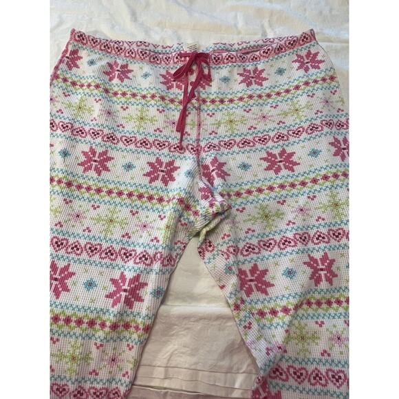 SONOMA Intimates 2 piece Thermal Pajamas Women's Size XL - Picture 3 of 14